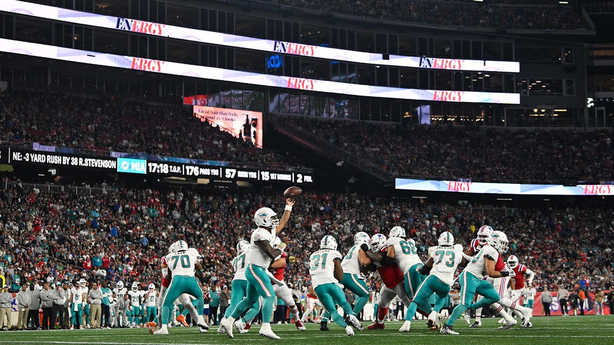 Dolphins play at Gillette