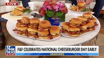 ‘Fox & Friends Weekend’ co-hosts celebrate National Cheeseburger Day