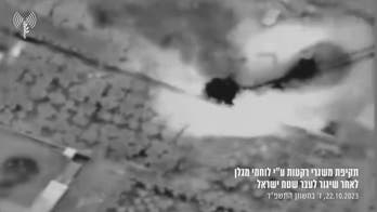 Israeli army releases footage of first operational use of ‘Iron Sting’ munition destroying rocket launcher