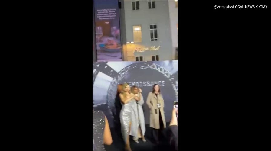 Taylor Swift walks the carpet at the London premiere of Beyoncé's 'Renaissance' concert film