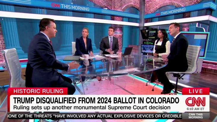 Heated argument arises on CNN over Colorado court barring Trump from state ballot