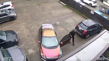 Seattle porch pirate's 'colorful' car caught on camera after theft